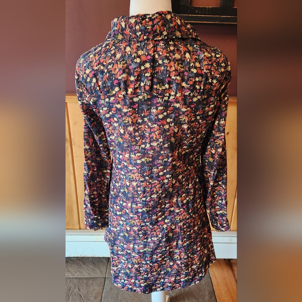 Tulle by Anthropologie Button Up Shirt Dress with Pockets Size XS - Picture 6 of 15